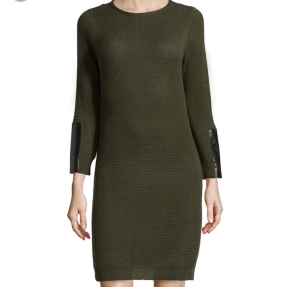 Laundry by Shelli Segal Popcorn Knit Sweater Dress